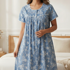 Bizzy Lizzy Poly Cotton Front Open Nighty