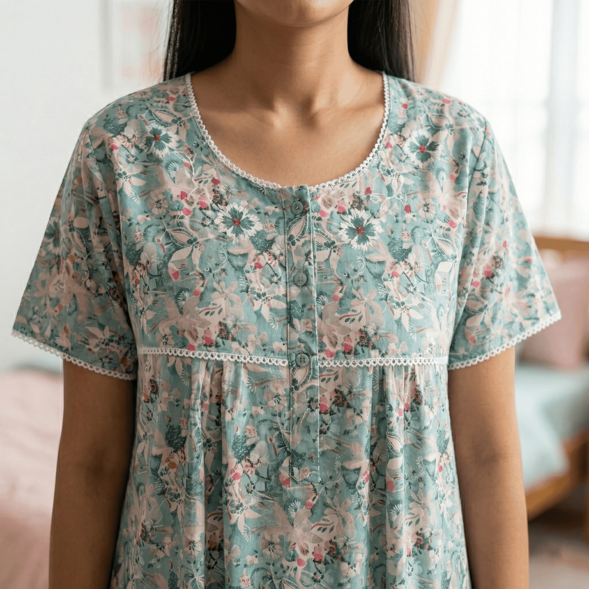 Bizzy Lizzy Poly Cotton Yolkcut Nighty