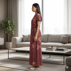 Bizzy Lizzy Red Stock Housecoat
