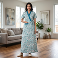 Bizzy Lizzy Light Blue Lily Housecoat