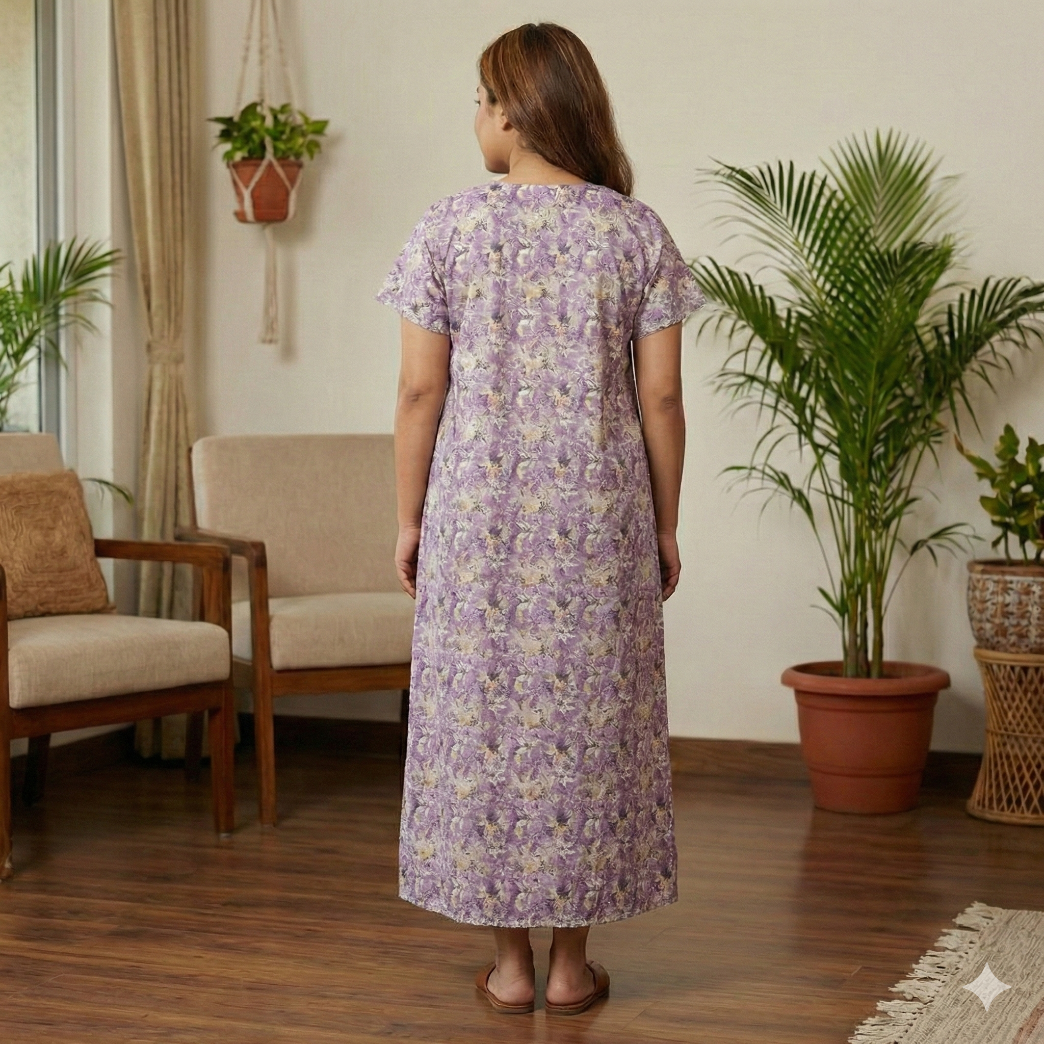 Bizzy Lizzy Poly Cotton Yolkcut Nighty