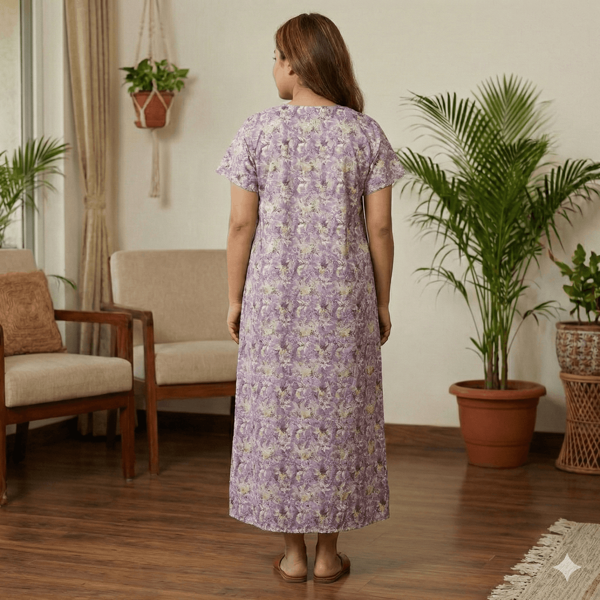Bizzy Lizzy Purple Lotus Yolkcut Nighty