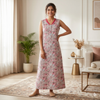 Bizzy Lizzy Pink Tulip 2pc Set Housecoat