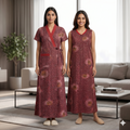 Bizzy Lizzy Red Stock 2pc Set Housecoat