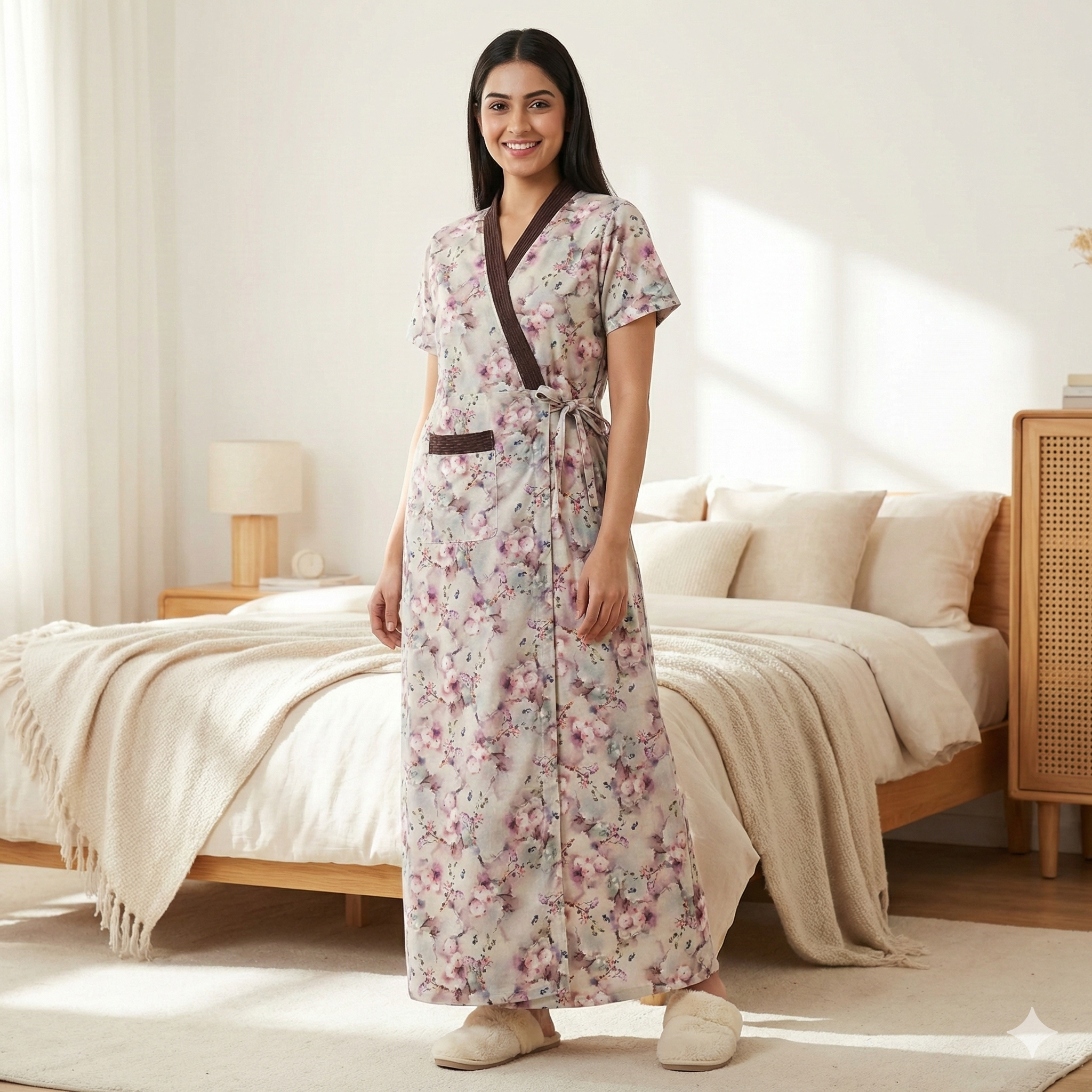 Bizzy Lizzy Poly Cotton Housecoat