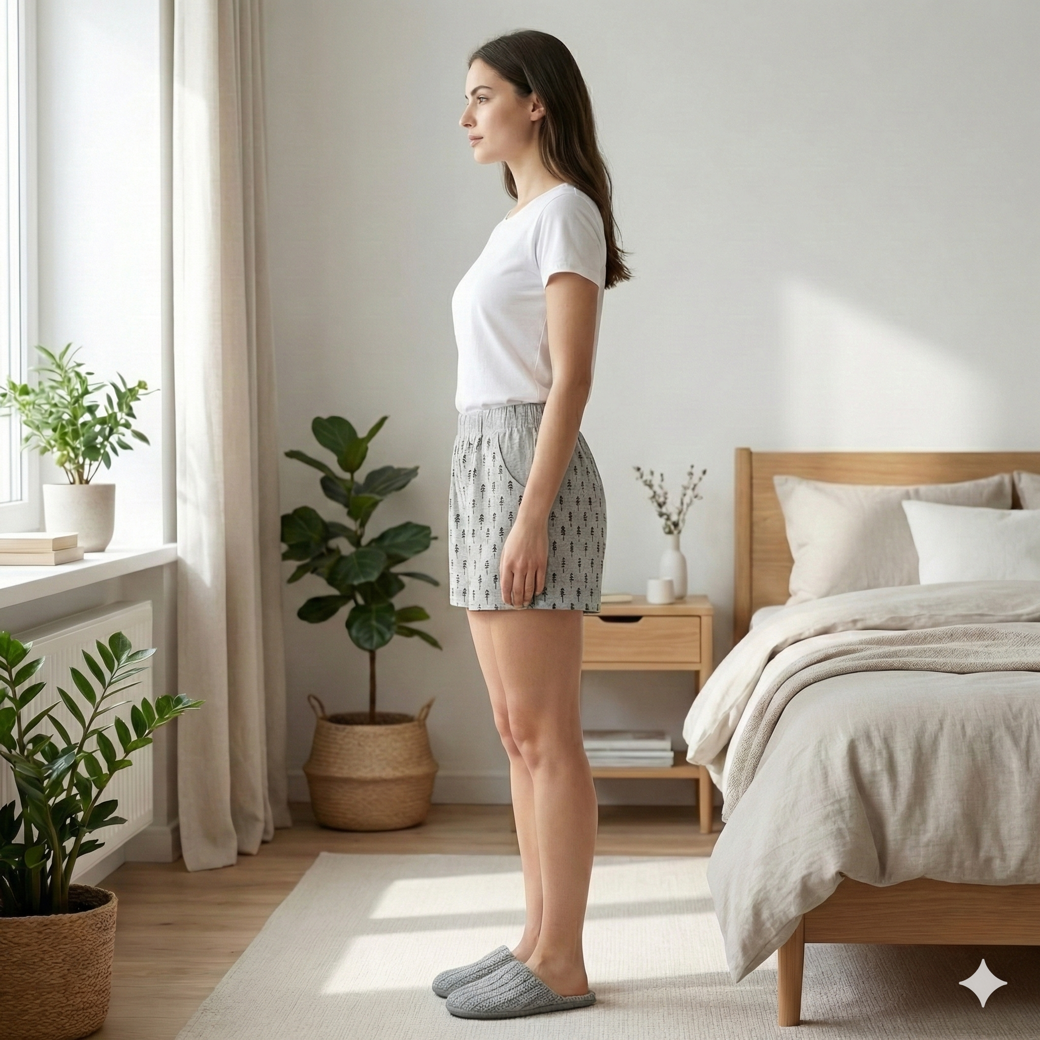 Premium Cotton Hosiery Short