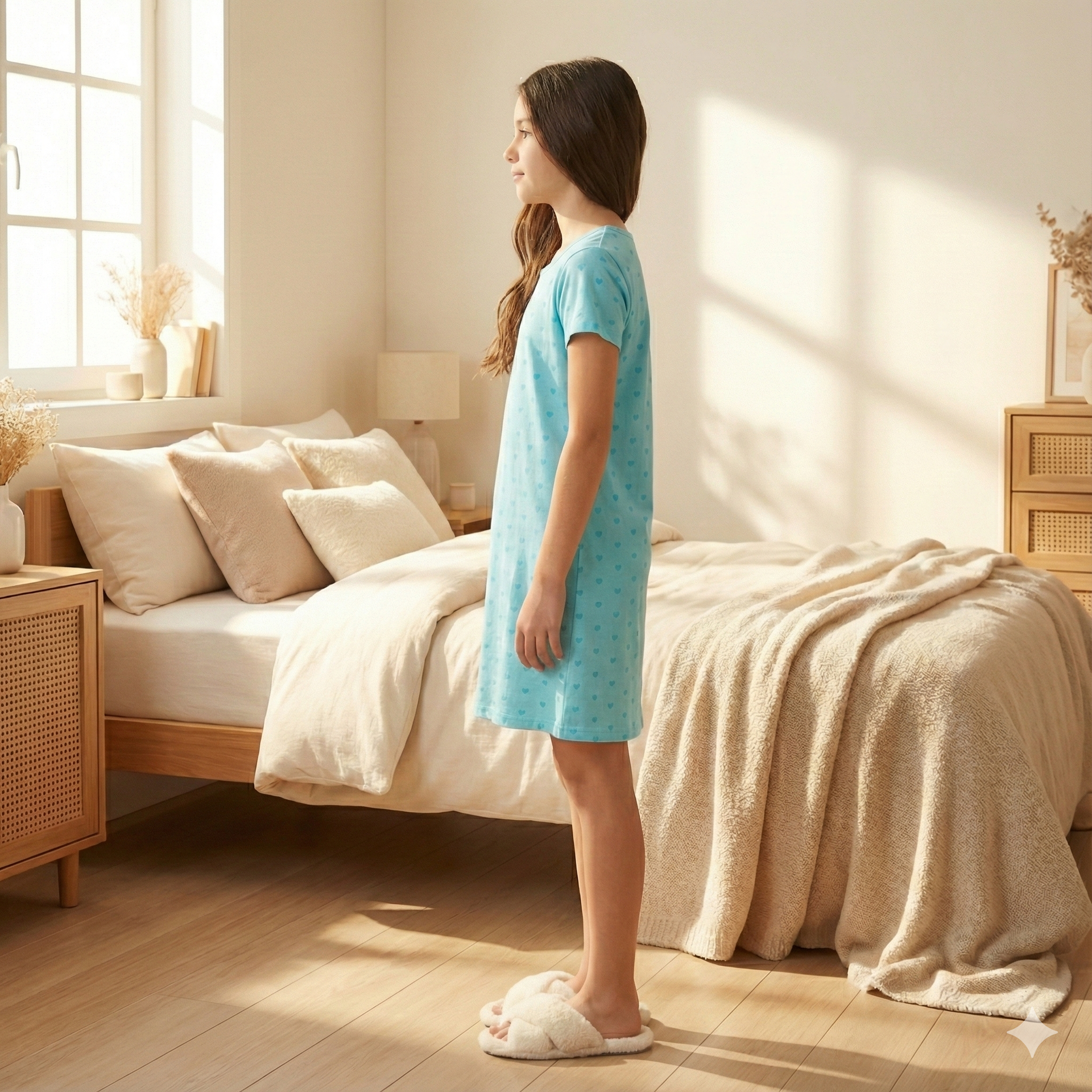 Super Soft Cotton Hosiery Girl Nighty