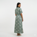 Bizzy Lizzy Green Lotus Housecoat