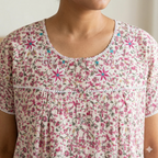 Bizzy Lizzy Pink Lotus Yolkcut Short Nighty