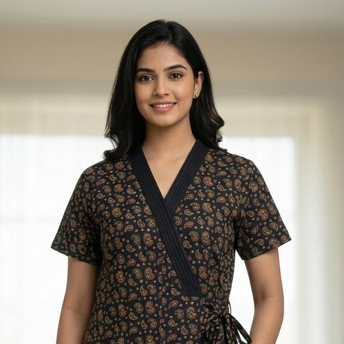 Bizzy Lizzy Black Orchid 2pc Set  Housecoat