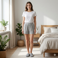 Cotton Hosiery Grey Club Shorts
