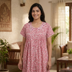 Bizzy Lizzy Pink Orchid Front Open Nighty