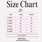 Super Soft Cotton Hosiery Girl's Nighty