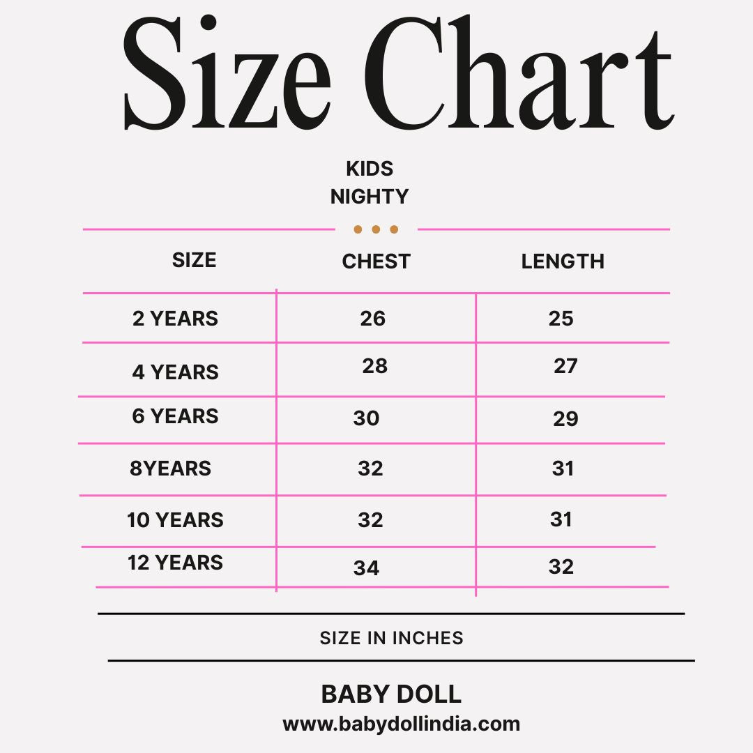 Super Soft Cotton Hosiery Girl Nighty