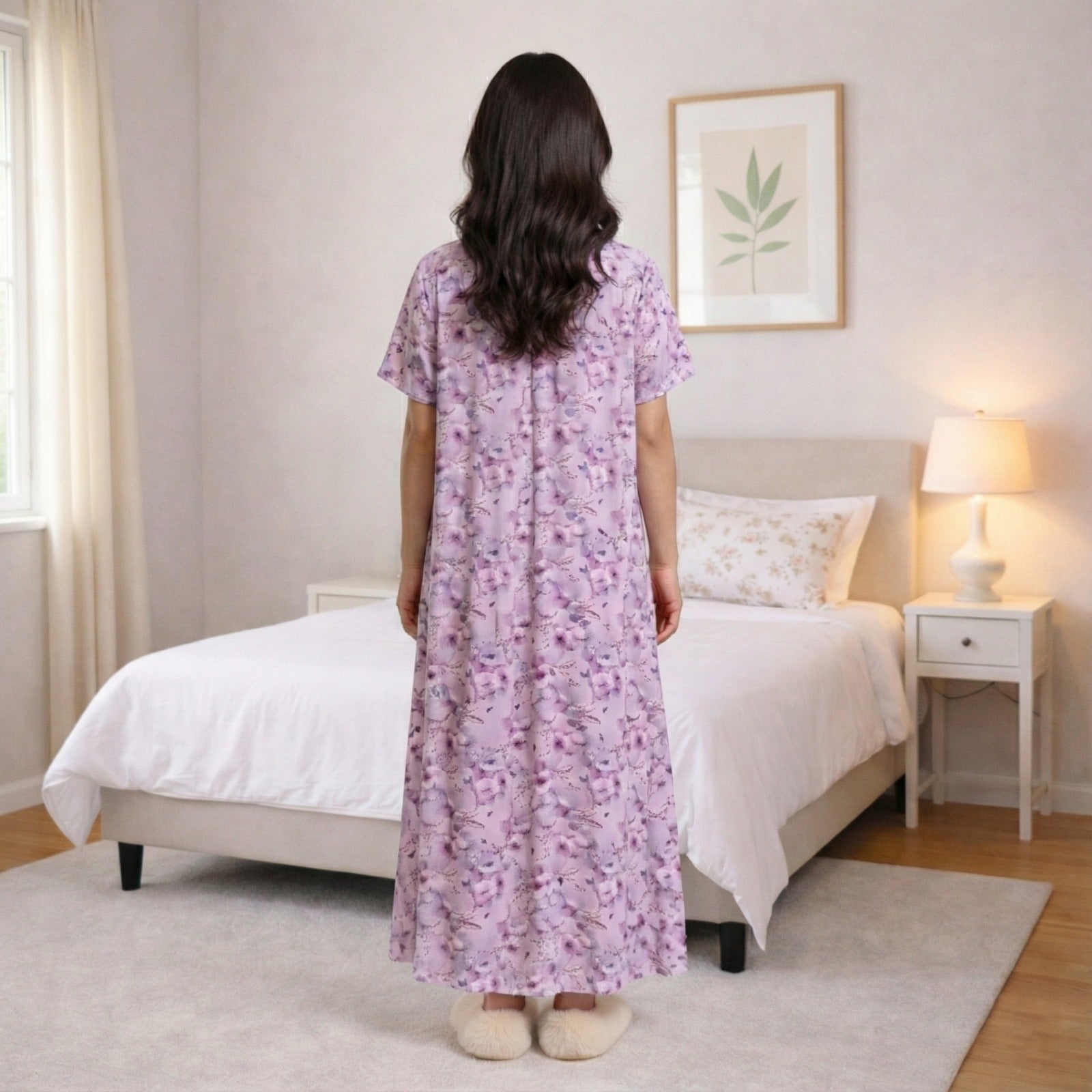 Bizzy Lizzy Poly Cotton Housecoat