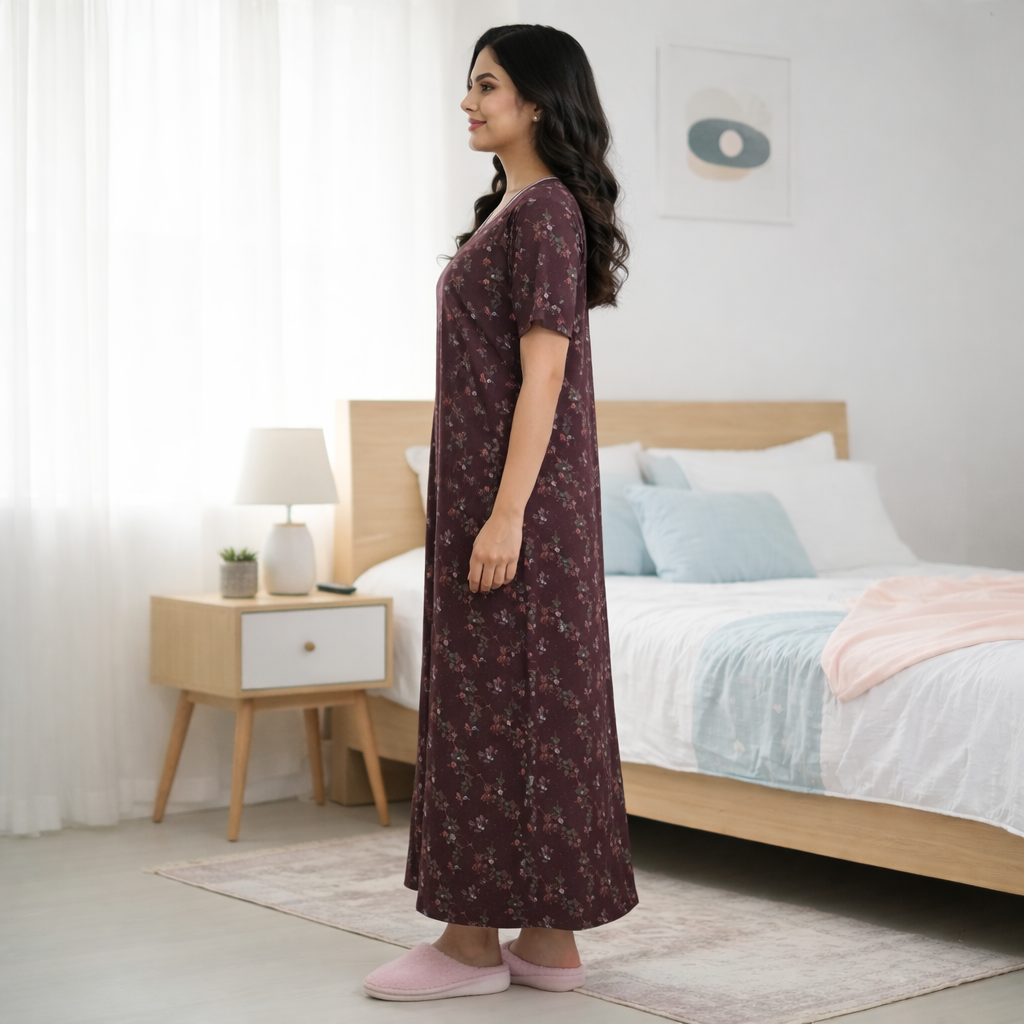 Premium Cotton Alpine Nighty