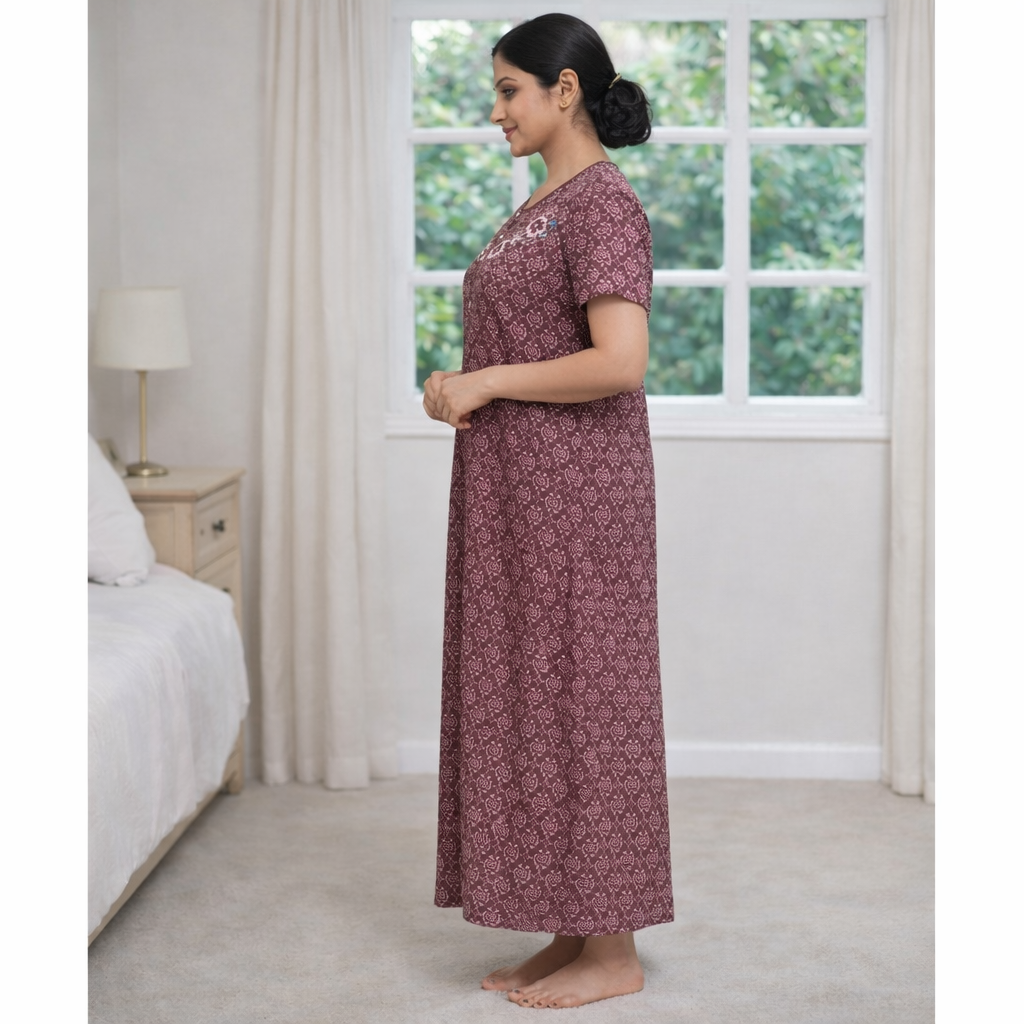 Bizzy Lizzy Poly Cotton Feeding Nighty