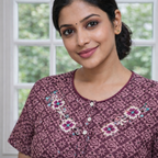 Bizzy Lizzy Poly Cotton Feeding Nighty