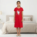 Super Soft Cotton Hosiery Girl's Nighty
