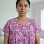 Bizzy Lizzy Poly Cotton Front Open Nighty