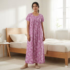 Bizzy Lizzy Poly Cotton Front Open Nighty